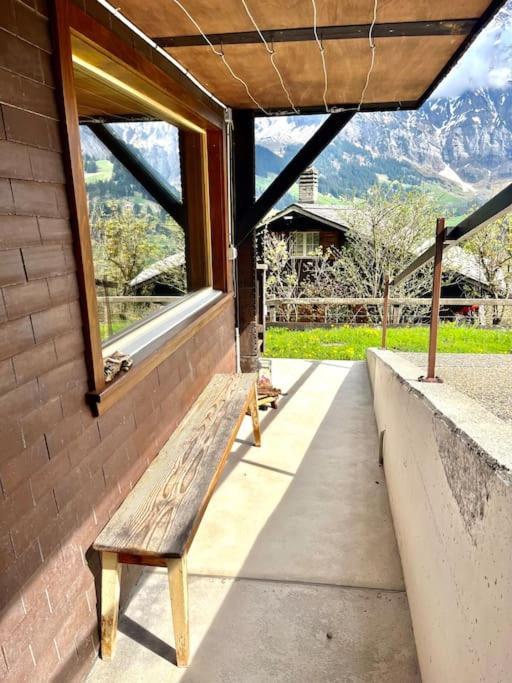 Chalet Sonnenheim, Wohnung Mit Panoramafenster Adelboden Extérieur photo